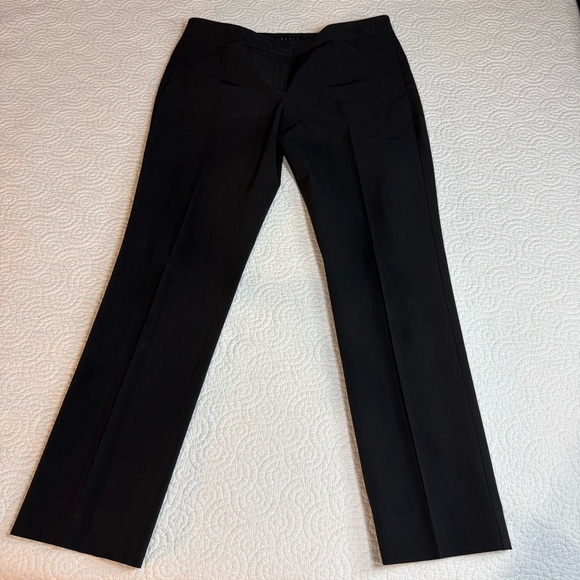 Theory Black Trousers size 10 Officecore Preppy - Picture 4 of 15